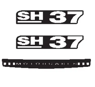 Zlevněný Samolepky SHAD D1B371ETR pro SH37