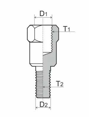 Adaptér na zpětné zrcátko RMS 121850080 M8 RH - M8 LH Rychlé Dodání