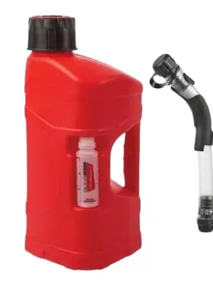 Kanystr POLISPORT 8464600001 PROOCTANE 10 l with standard cap + 100 ml mixer + hose průhledná červená Bezpečná Platba