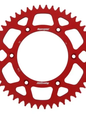 Značkový Hliníková řetězová rozeta SUPERSPROX RAL-210 50-RED červená 50 zubů, 520