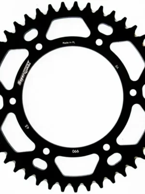 Bezpečná Platba Hliníková řetězová rozeta SUPERSPROX RAL-990 45-BLK černý 45 zubů, 520