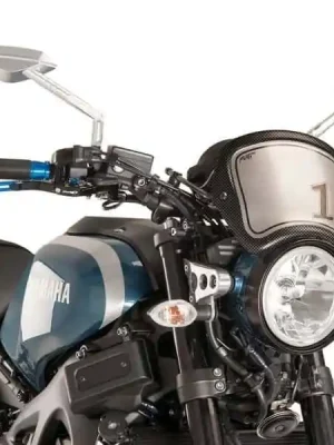 Značkový Plexi štít PUIG FRONTAL PLATE 9168C karbonový vzhled