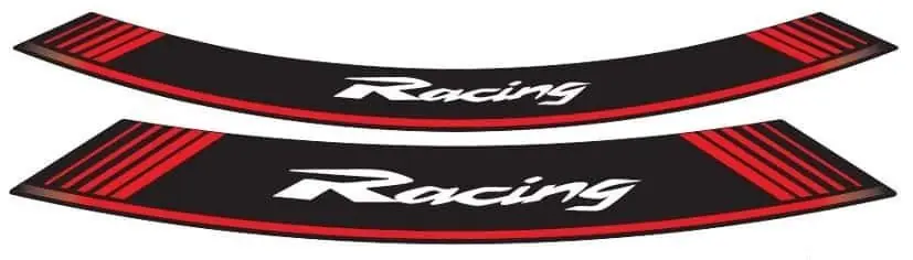 Sleva Linka na ráfek PUIG RACING 5531R červená linky na ráfek - sada 8ks