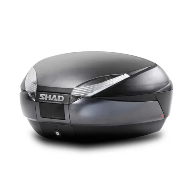 Ihned K Objednání Vrchní kufr na motorku SHAD D0B48300 SH48 Tmavě šedý se zámkem PREMIUM SMART (130.D0B48300)