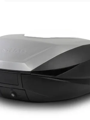 Vrchní kufr na motorku SHAD SH59X D0B59200 černý s hliníkovým krytem (rozšiřitelný koncept) se zámkem PREMIUM SMART Akční Cena