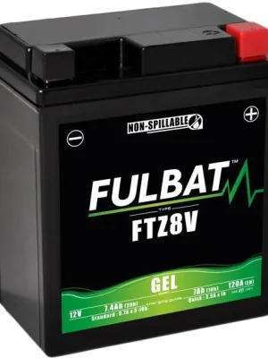 Továrně aktivovaná motocyklová baterie FULBAT FTZ8V (YTZ8V) Nejprodávanější