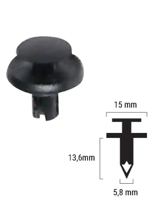 Aktuální Plastový nýt RMS 121832017
