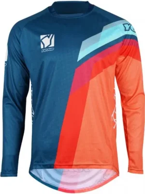 Cenově Výhodný Motokrosový dres YOKO 66-196605-XL VIILEE modrý / oranžový / modrý XL (1.66-196605-XL)