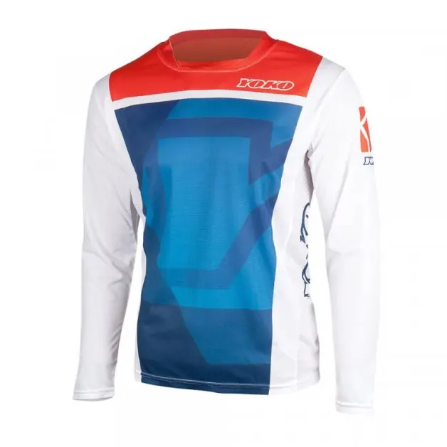 Motokrosový dres YOKO 66-176600-S KISA modrý / červený S (1.66-176600-S) Nová Kolekce