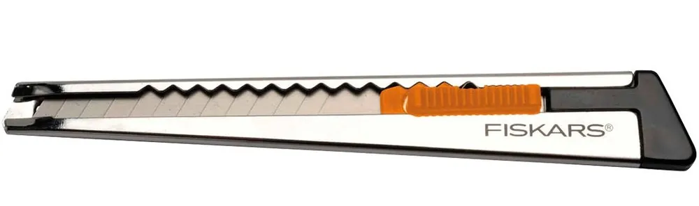 Tovární Cena Fiskars odlamovací nůž celokovový úzký 9 mm