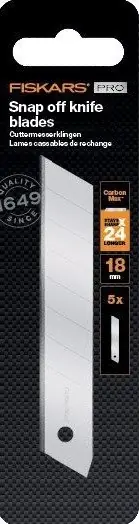 Fiskars břity pro odlamovací nůž 18 mm CarboMax, 5 Ks Kup Teď