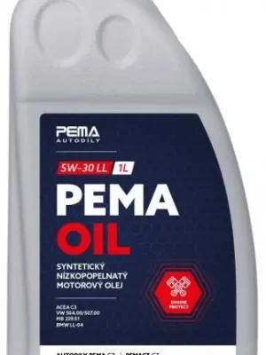 Motorový olej PEMA OIL LL 5W-30, 1L Ověřený