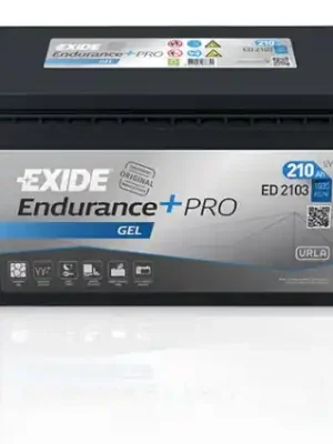 Autobaterie Exide Endurance +PRO GEL 12V, 210Ah, 1050A, ED2103 Pouze Dnes