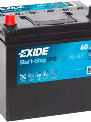 Nejlepší Cena Autobaterie Exide Start-Stop EFB, 12V, 60Ah, 520A, EL605
