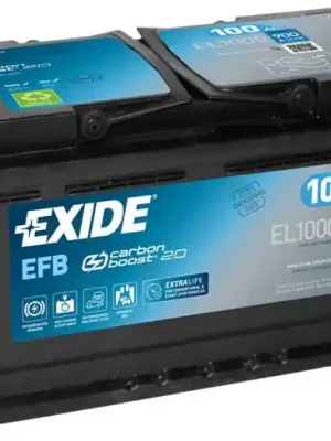 Autobaterie Exide Start-Stop EFB, 12V, 100Ah, 900A, EL1000 Nejlepší Volba