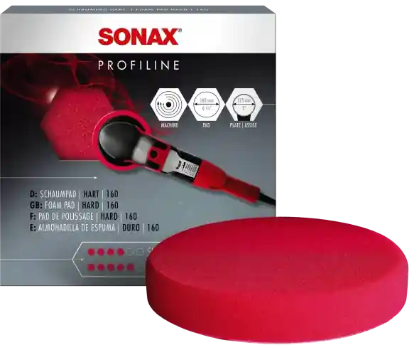 Sonax Kotouč brusný tvrdý 160 mm - červený Cenová Bomba