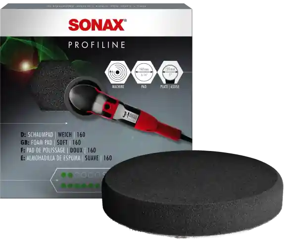 Pouze Dnes Sonax Kotouč extra měkký lešticí 160 mm - černý