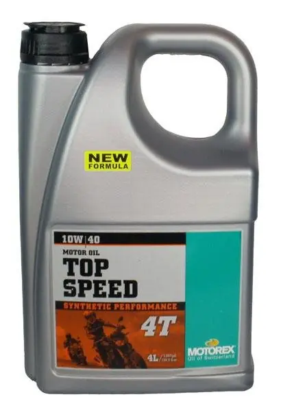 Motorový olej Motorex Top Speed 4T 10W-40, 4L Horká Nabídka