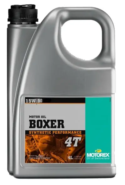 Motorový olej Motorex Boxer 4T 15W-50, 4L Časově Omezené