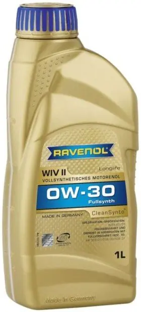 Značkový Motorový olej Ravenol WIV II 0W-30, 1L