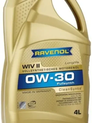 Motorový olej Ravenol WIV II 0W-30, 4L Ověřený