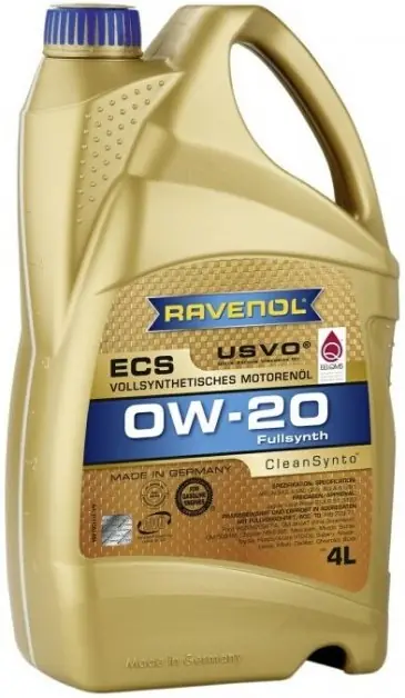 Motorový olej Ravenol ECS 0W-20, 4L Vrácení Zdarma