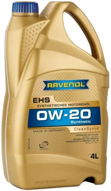 Motorový olej Ravenol EHS 0W-20, 4L Oblíbený
