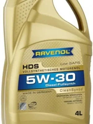 Zlevněný Motorový olej Ravenol HDS 5W-30, 4L