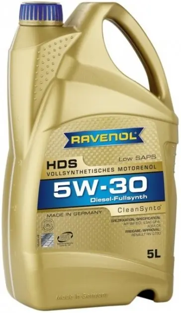 Nakupujte Hned Motorový olej Ravenol HDS 5W-30, 5L
