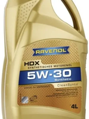 Motorový olej Ravenol HDX 5W-30, 4L Nejprodávanější