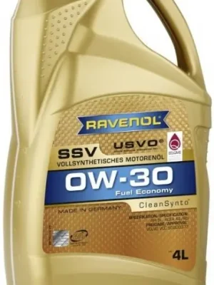 Nejlepší Cena Motorový olej Ravenol SSV 0W-30, 4L