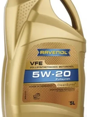 Motorový olej Ravenol VFE 5W-20, 5L Vrácení Zdarma