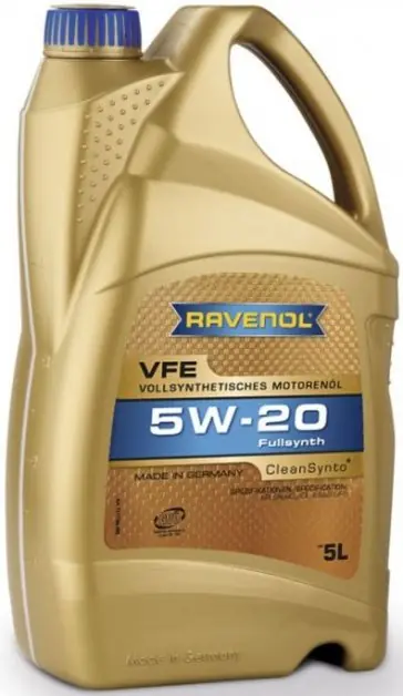 Motorový olej Ravenol VFE 5W-20, 5L Vrácení Zdarma
