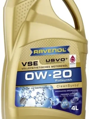 Super Cena Motorový olej Ravenol VSE 0W-20, 4L