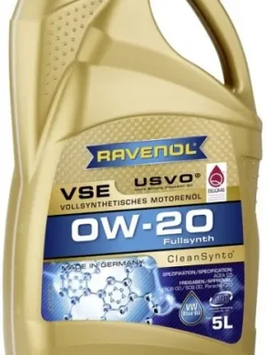 Přímo Od Výrobce Motorový olej Ravenol VSE 0W-20, 5L