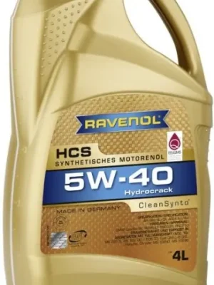 Odeslání Ihned Motorový olej Ravenol HCS 5W-40, 4L