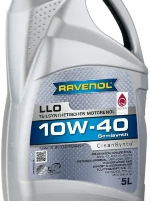 Motorový olej Ravenol LLO 10W-40, 5L Jen Po Omezenou Doba