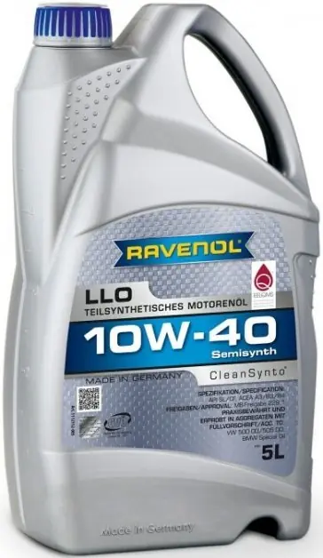 Motorový olej Ravenol LLO 10W-40, 5L Jen Po Omezenou Doba