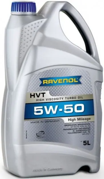 Cenový Hit Motorový olej Ravenol HVT 5W-50, 5L