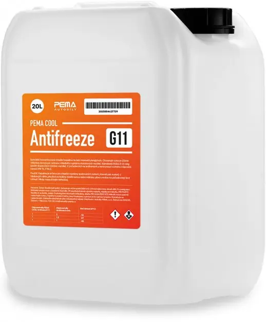 Novinka Chladící kapalina PEMA COOL Antifreeze G 11, 20L