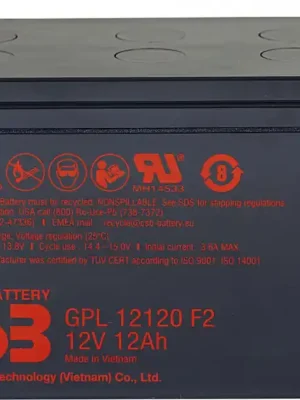 Hit Sezóny Akumulátor CSB 12V, 12Ah (GPL12120 F2)