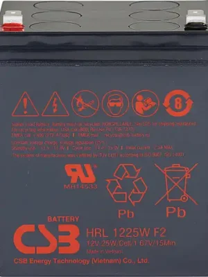Akumulátor CSB 12V, 5,9Ah (HRL1225W F2) Koupit Online