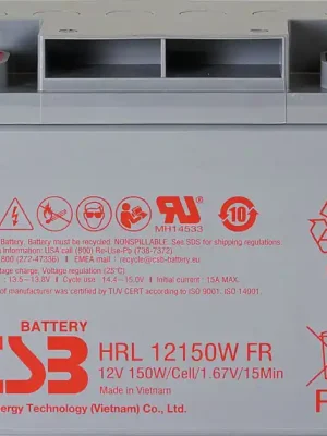 Autentický Akumulátor CSB 12V, 37,5Ah (HRL12150W)