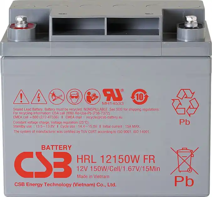Autentický Akumulátor CSB 12V, 37,5Ah (HRL12150W)