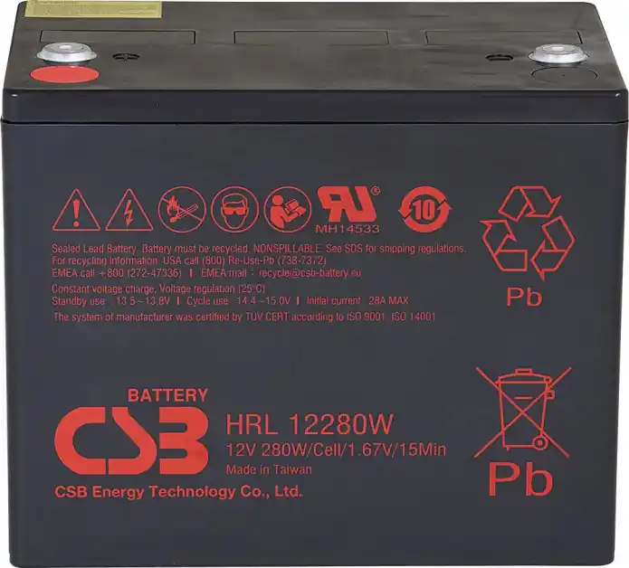 Akumulátor CSB 12V, 75Ah (HRL12280W) Vrácení Zdarma