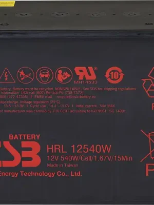 Originální Akumulátor CSB 12V, 134Ah (HRL12540W)