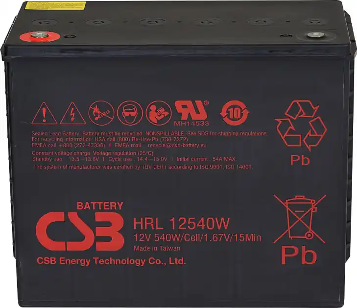 Originální Akumulátor CSB 12V, 134Ah (HRL12540W)