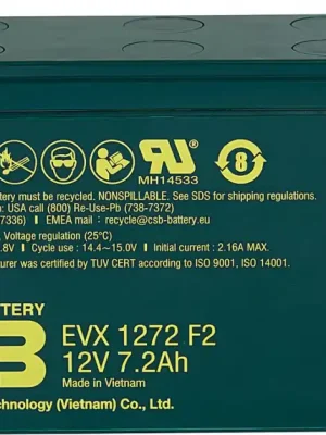 Akumulátor CSB 12V, 7,2Ah (EVX1272 F2) Sleva