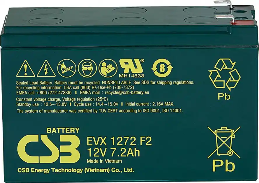 Akumulátor CSB 12V, 7,2Ah (EVX1272 F2) Sleva