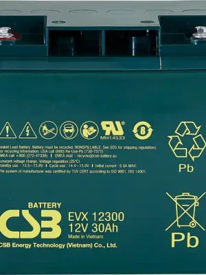 Nejlepší Cena Akumulátor CSB 12V, 30Ah (EVX12300)